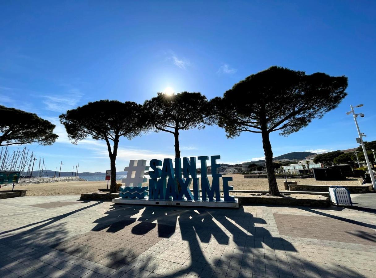 Appartement Sainte-Maxime, Plage De La Nartelle Kültér fotó